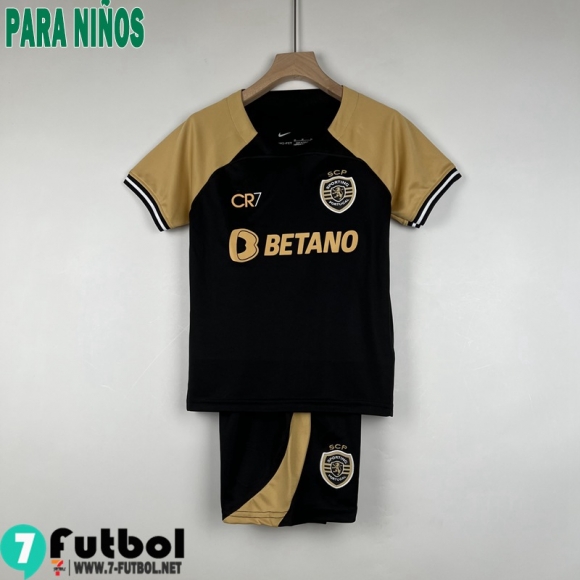 Camiseta Futbol Sporting Lisbon Tercera Nino 23 24 Camiseta Futbol Sporting Lisbon Tercera Nino 23 24