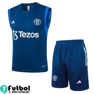 KIT: Chandal Futbo Sin Mangas Manchester United Hombre 23 24 A182