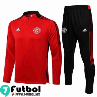 Chaquetas Futbol Manchester United rojo Hombre 2021 2022 JK242