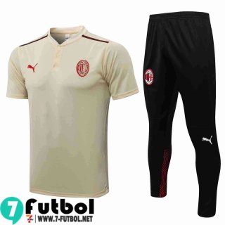 Polo Futbol AC Milan albaricoque Hombre 2021 2022 PL219