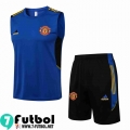 Sin Mangas Manchester United azul Hombre 2021 2022 PL232