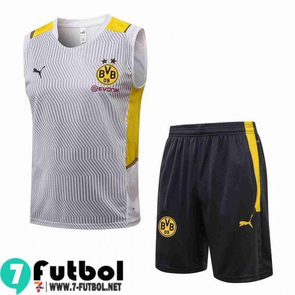 Sin Mangas Dortmund BVB blanco Hombre 2021 2022 PL235