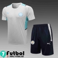 T-shirt Manchester City gris claro Hombre 2021 2022 PL243