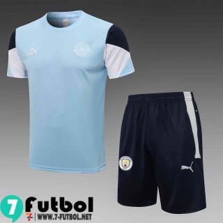 T-shirt Manchester City cielo azul Hombre 2021 2022 PL244