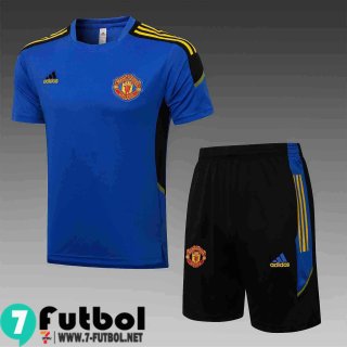T-shirt Manchester United azul Hombre 2021 2022 PL247