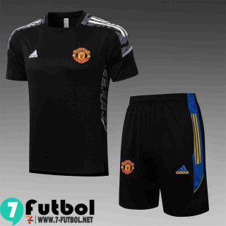 T-shirt Manchester United negro Hombre 2021 2022 PL248