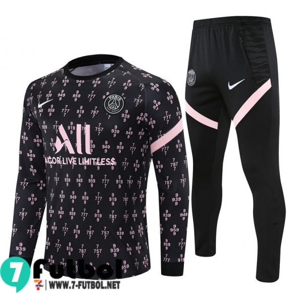 Chandal Futbol PSG negro Hombre 2021 2022 TG188