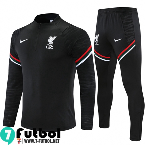 Chandal Futbol Liverpool negro Hombre 2021 2022 TG193