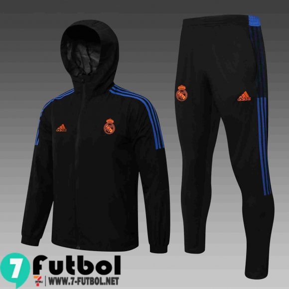 Chaqueta Cazadora Real Madrid negro Hombre 2021 2022 WK28