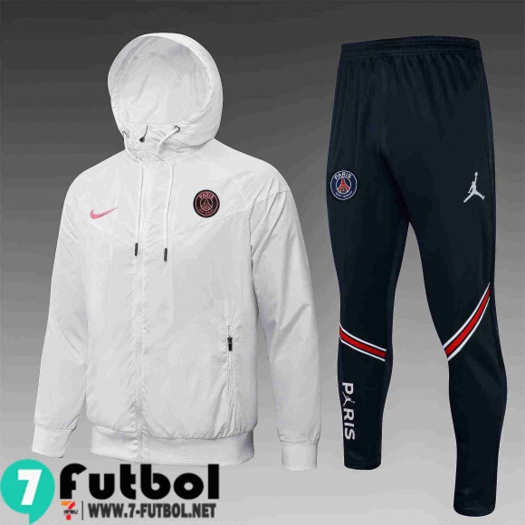 Chaqueta Cazadora PSG blanco Hombre 2021 2022 WK35