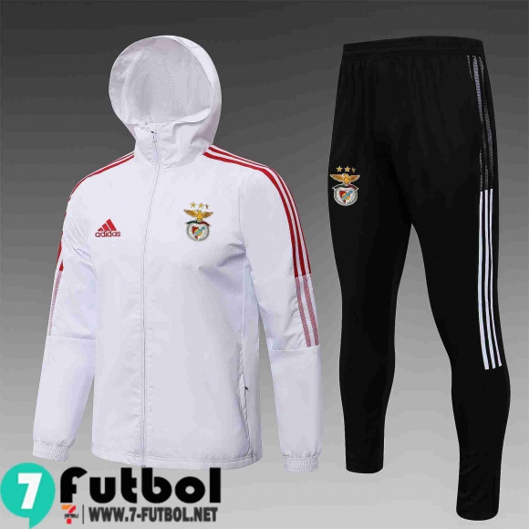 Chaqueta Cazadora Benfica blanco Hombre 2021 2022 WK44