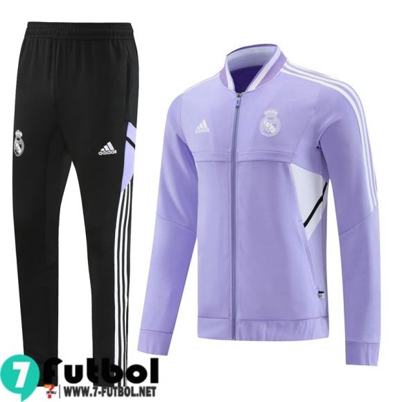 KIT:Chaquetas Real Madrid Púrpura Hombre 22 23 JK592