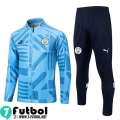 KIT:Chaquetas Manchester City cielo azul Hombre 22 23 JK613