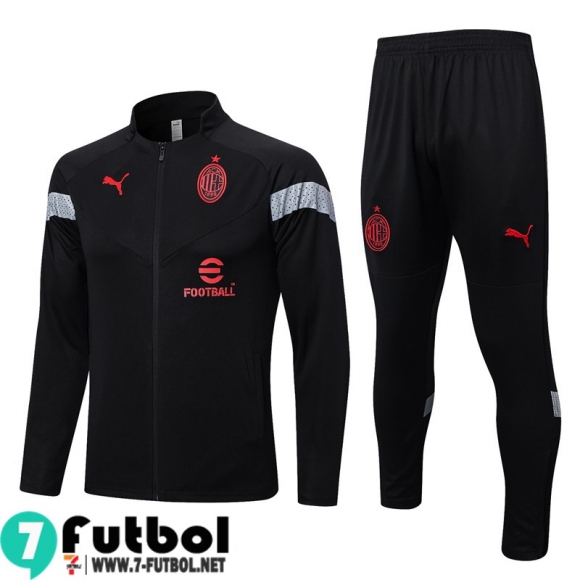 KIT:Chaquetas AC Milan negro Hombre 22 23 JK631