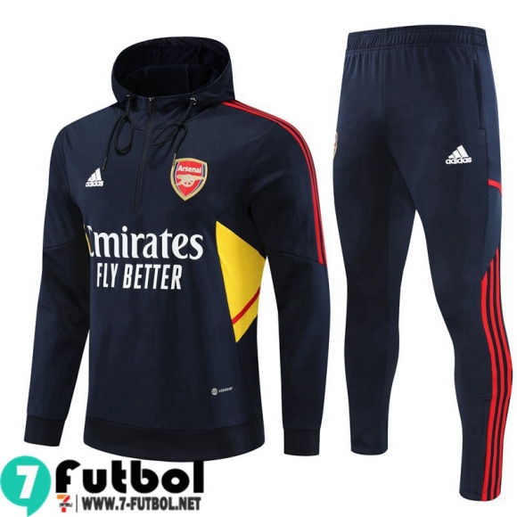 KIT: Sudaderas Deportivas Arsenal azul marino Hombre 22 23 SW55