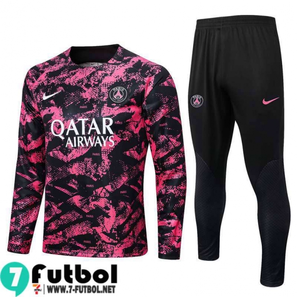 KIT:Chandal Futbo PSG rosa Hombre 22 23 TG554