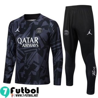 KIT:Chandal Futbo PSG gris oscuro Hombre 22 23 TG558