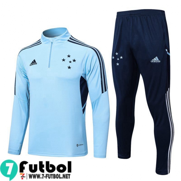 KIT:Chandal Futbo Cruzeiro cielo azul Hombre 22 23 TG565