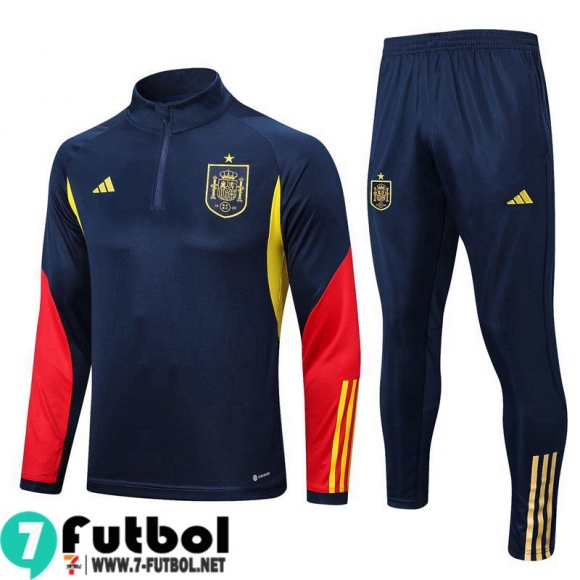 KIT:Chandal Futbo Espana azul Hombre 22 23 TG567