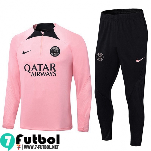 KIT:Chandal Futbo PSG rosa Hombre 22 23 TG588