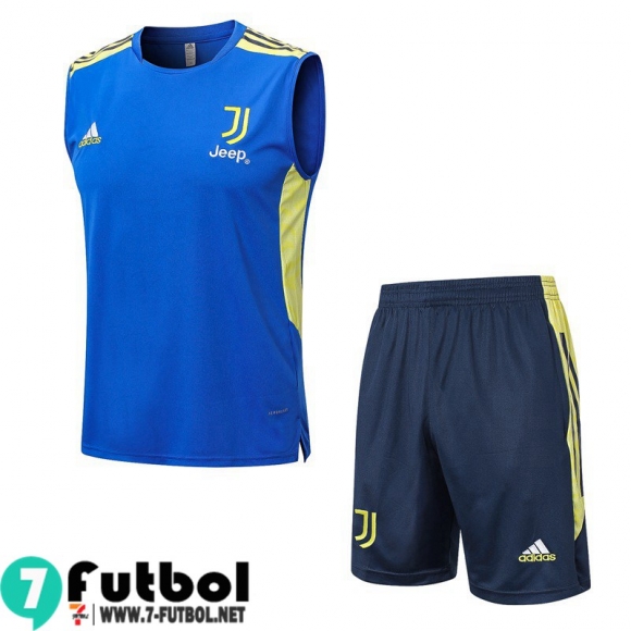 KIT:Chandal Futbo Sin Mangas Juventus azul Hombre 22 23 TG603