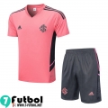 KIT:Chandal Futbo T Shirt Brasil rosa Hombre 22 23 TG604