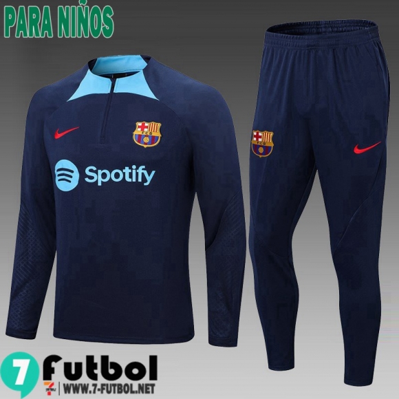 KIT:Chandal Futbo Barcelona azul Ninos 22 23 TK492