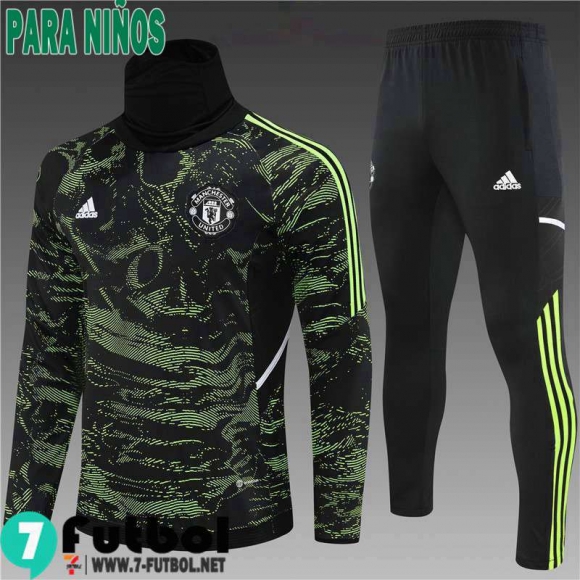 KIT:Chandal Futbo Manchester United camuflaje Ninos 22 23 TK506