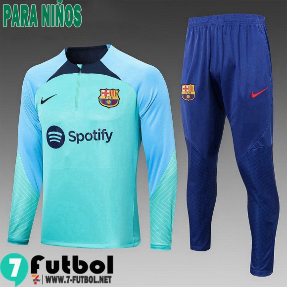 KIT:Chandal Futbo Barcelona verde Ninos 22 23 TK511