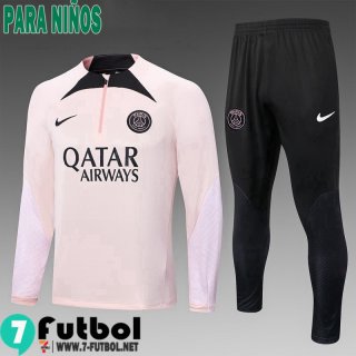 KIT:Chandal Futbo PSG rosa Ninos 22 23 TK512