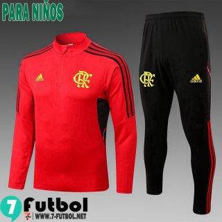 KIT:Chandal Futbo Flamengo rojo Ninos 22 23 TK517