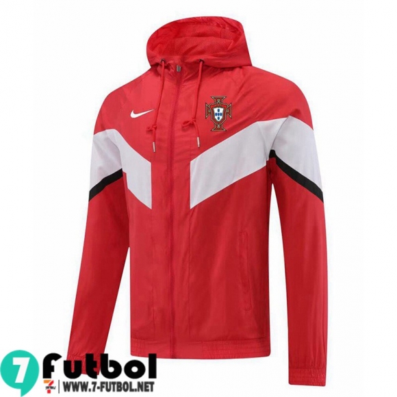 Windbreaker Portugal rojo Hombre 22 23 WK215