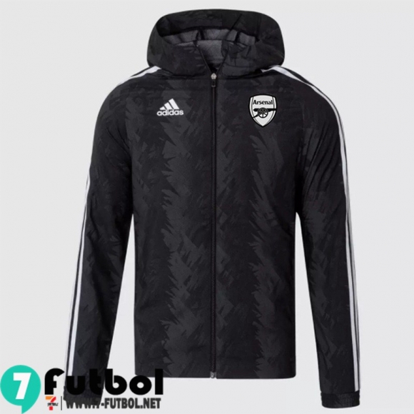 Windbreaker Arsenal negro Hombre 22 23 WK235