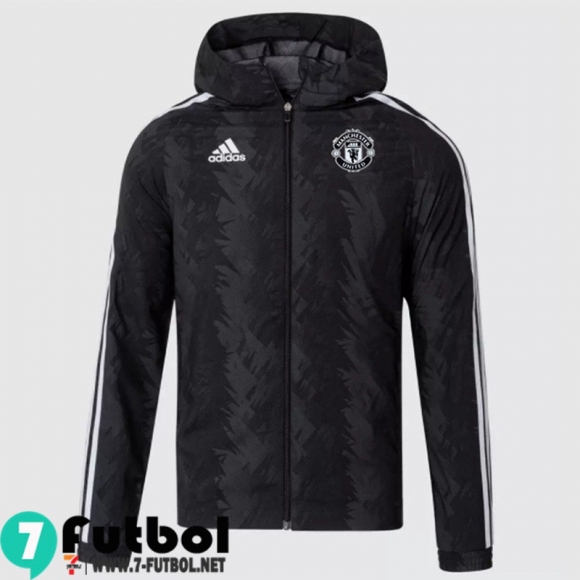 Windbreaker Manchester United negro Hombre 22 23 WK240