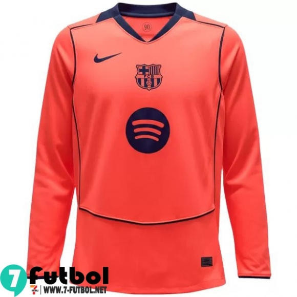 Camiseta Futbol Barcelona Tercera Hombre Manga Larga 25 26 Camiseta Futbol Barcelona Tercera Hombre Manga Larga 25 26