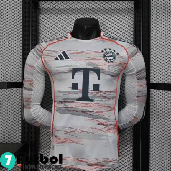 Camiseta Futbol Bayern Munich Segunda Hombre Manga Larga 25 26 Camiseta Futbol Bayern Munich Segunda Hombre Manga Larga 25 26