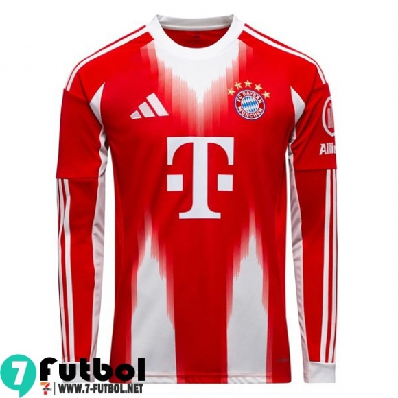 Camiseta Futbol Bayern Munich Primera Hombre Manga Larga 25 26 Camiseta Futbol Bayern Munich Primera Hombre Manga Larga 25 26