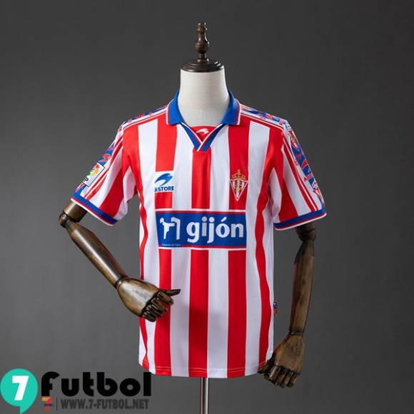 Retro Camiseta Futbol Sporting de Gijon Primera Hombre 99 00 FG1239 Retro Camiseta Futbol Sporting de Gijon Primera Hombre 99 00 FG1239