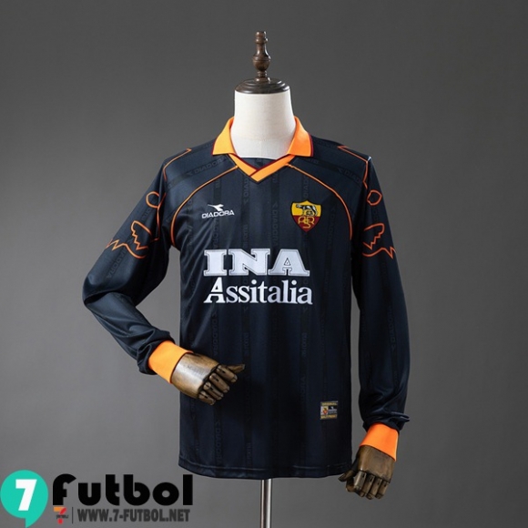 Retro Camiseta Futbol Roma Tercera Hombre Manga Larga 99 00 FG1271 Retro Camiseta Futbol Roma Tercera Hombre Manga Larga 99 00 FG1271
