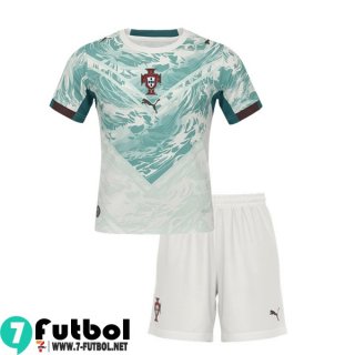Camiseta Futbol Portugal Segunda Nino 2026 World Cup