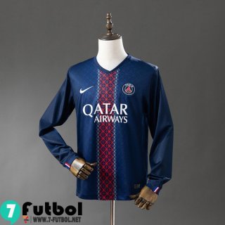 Camiseta Futbol PSG Primera Hombre Manga Larga 25 26 Camiseta Futbol PSG Primera Hombre Manga Larga 25 26