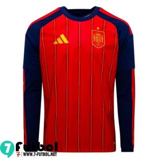 Camiseta Futbol Espana Primera Hombre Manga Larga 2026 World Cup