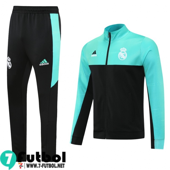 Chaquetas Futbol Real Madrid azul oscuro Hombre 2021 2022 JK268