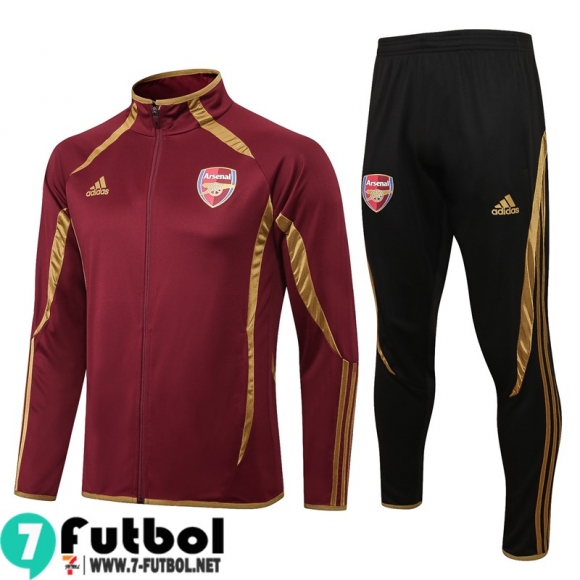 Chaquetas Futbol Arsenal rojo oscuro Hombre 2021 2022 JK278