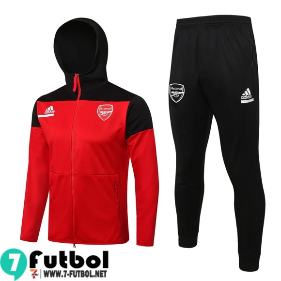 Chaquetas Futbol - Sudadera Con Capucha Arsenal negro Hombre 2021 2022 JK299