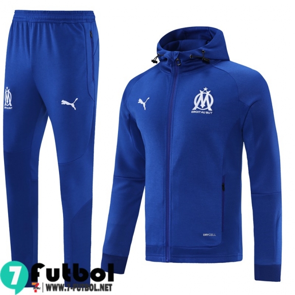 Chaquetas Futbol - Sudadera Con Capucha Olympique De Marsella rojo Hombre 2021 2022 JK300