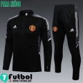 Chandal Futbol Manchester United negro Niños 2021 2022 TK171