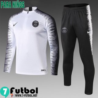 Chandal Futbol PSG Paris blanco Niños 2021 2022 TK179