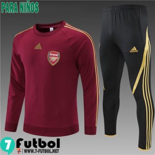 Chandal Futbol Arsenal rojo Niños 2021 2022 TK195