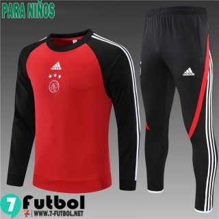 Chandal Futbol AJAX rojo Niños 2021 2022 TK197